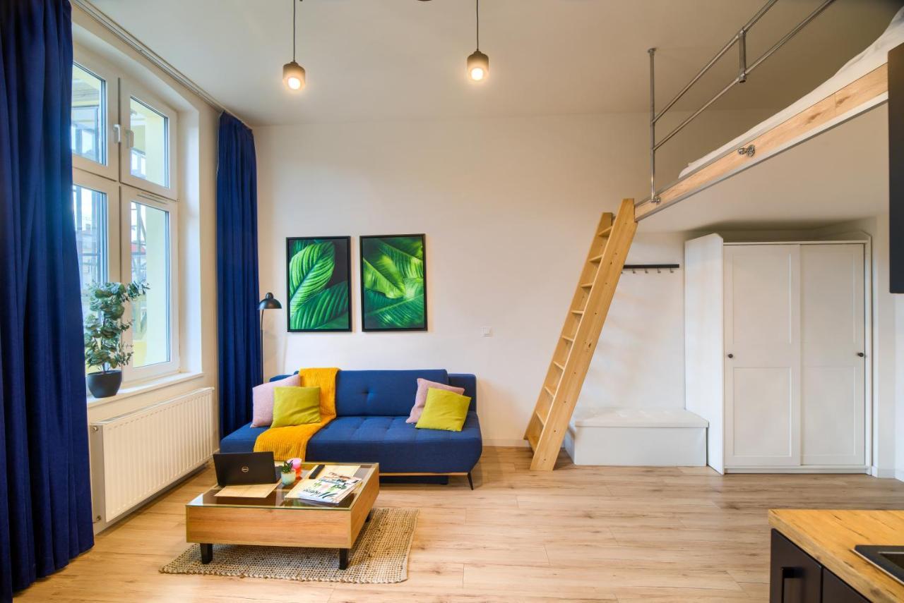 Apartmán Tiny Studio City Centre / Mala Kawalerka Štetín Exteriér fotografie