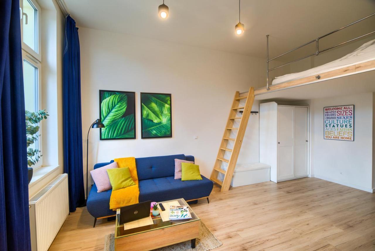 Apartmán Tiny Studio City Centre / Mala Kawalerka Štetín Exteriér fotografie